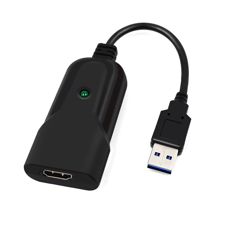 USB Video Capture Card HD USB Video Capture อุปกรณ์ Grabber Recorder สำหรับ PS4 DVD กล้องที่ถ่ายทอดสด