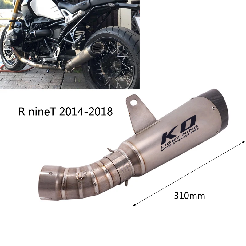 Reserve Catalyst for BMW R nineT 2014-2018 Motorcycle Exhaust Pipe 60 MM Escape Slip On Original OEM Header Titanium Alloy