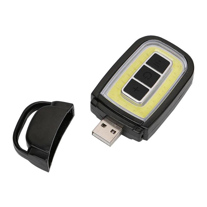 Mini luz LED de trabajo recargable, iluminación impermeable COB, llavero, 3 modos de iluminación, iluminación del sitio de trabajo para reparación de automóviles