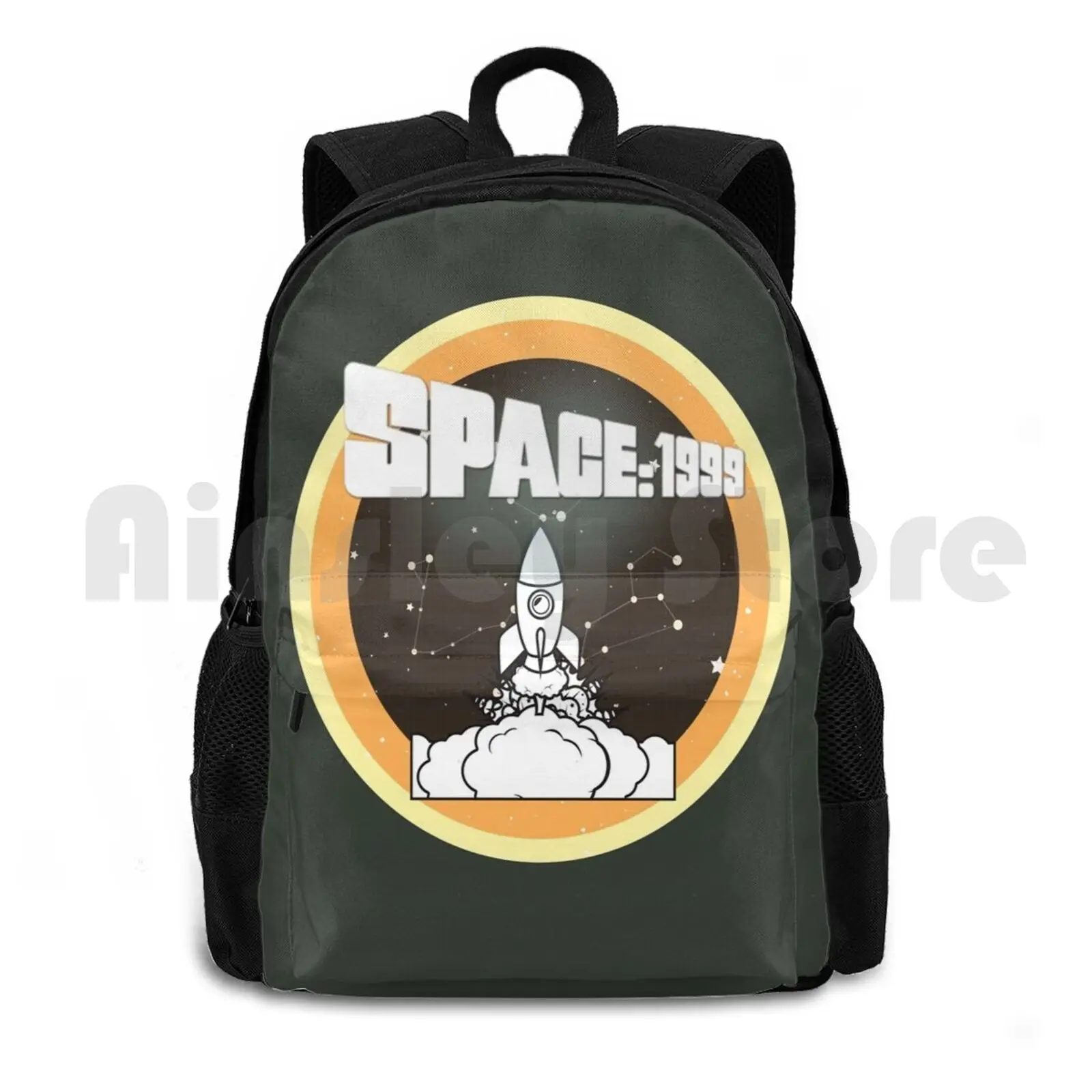 Space 1999 Vintage Style Outdoor Hiking Backpack Waterproof Camping Travel Anderson _ Space1999 Space1999 Vintage Retro Tv