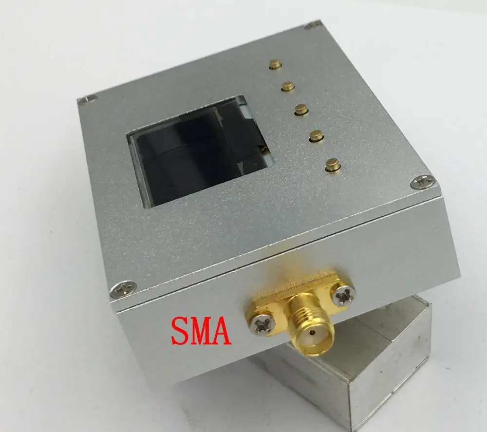 New 10GHz 100KHz-10000MHz OLED RF Power Meter -60～0dBm Sofware RF Attenuation Value