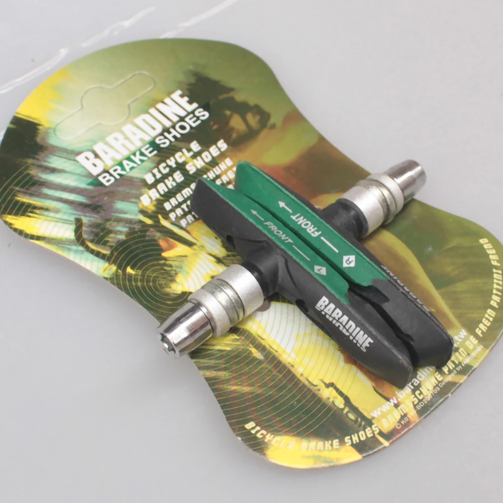 Baradine 959V 73mm Folding Bike V-Brake Pads Mechanical Linear Pull Brakes Dual Compound Bicycle Brake Blocks All-Weather Use