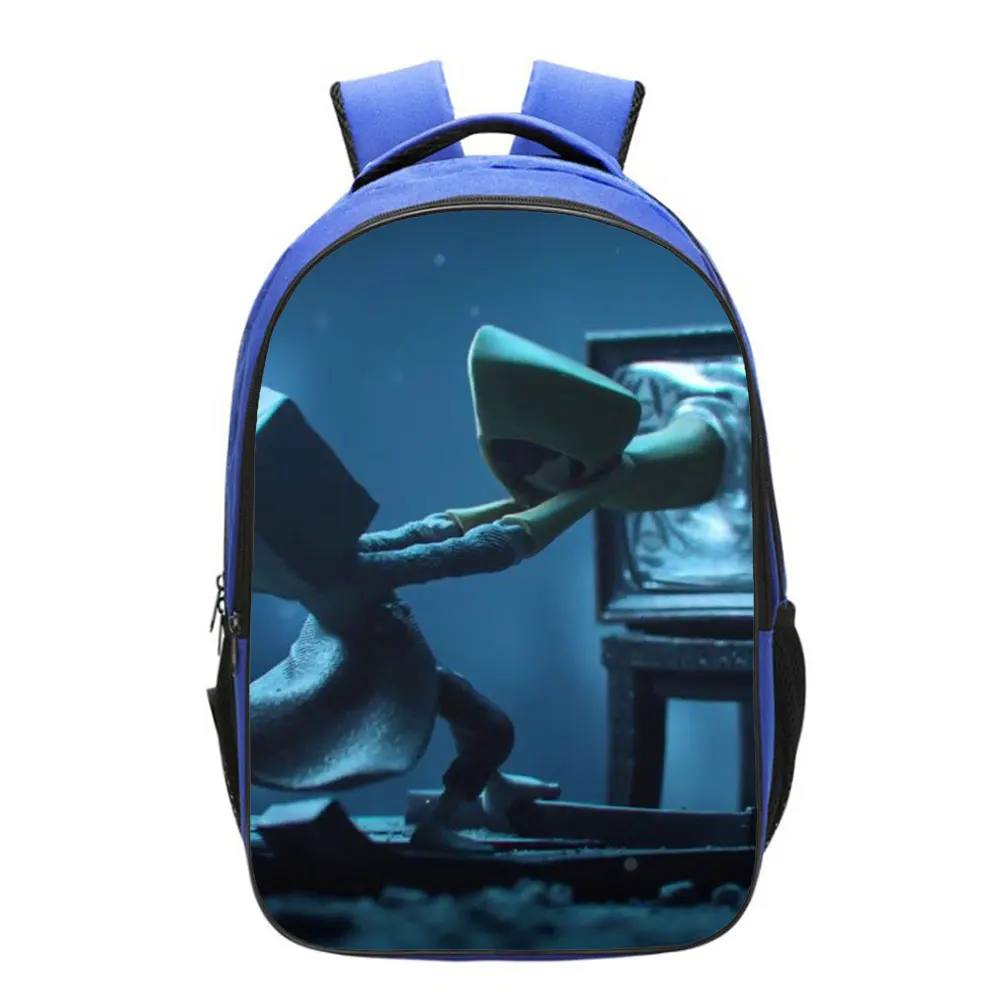 Casual Little Nightmares 2 Backpack Boys School Bag Men  Rucksack School Bag Teens Daily New Adventure Game Knapsack Mochilas