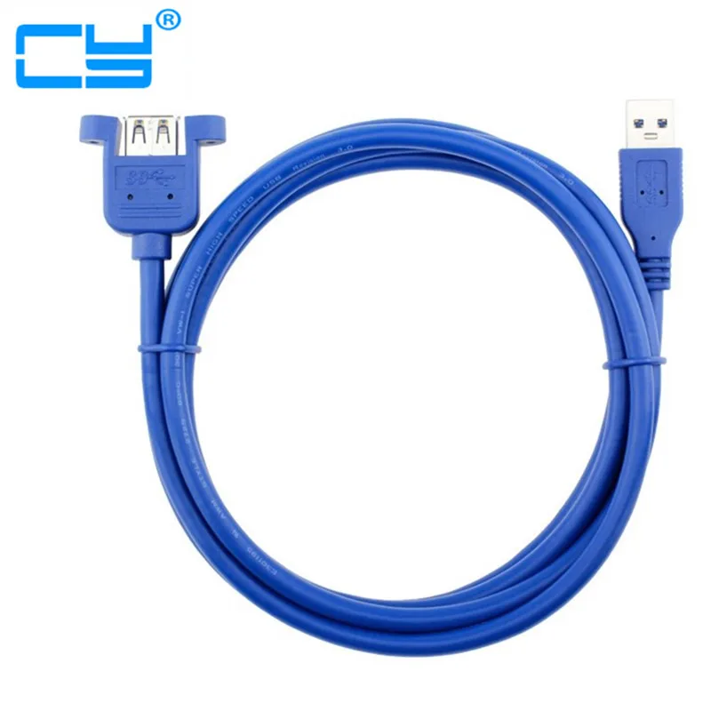 USB 3.0 Với Sợi Dây Cáp Nối Dài Bảng Điều Khiển Gắn Vít Khóa Cắm Bộ Dây (Có Ốc Vít)