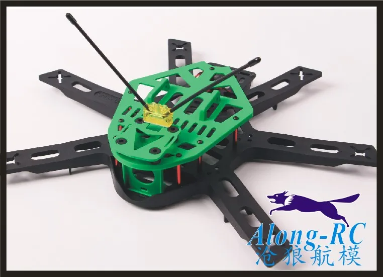 

Free shipping RC multi copter 6 Axis Quadcopter kingkong 300 Mini Hexacopter Quadcopter w/Tail LED & Propeller for FPV