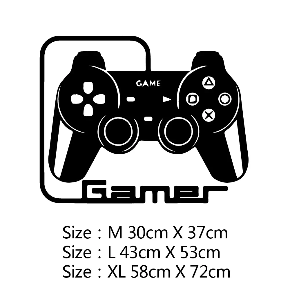 Gamer Wall Decals Art Vinyl Stickers For Kids Rooms Game Room Decoration wallstickers Waterproof Wallpaper ps4 Xbox game