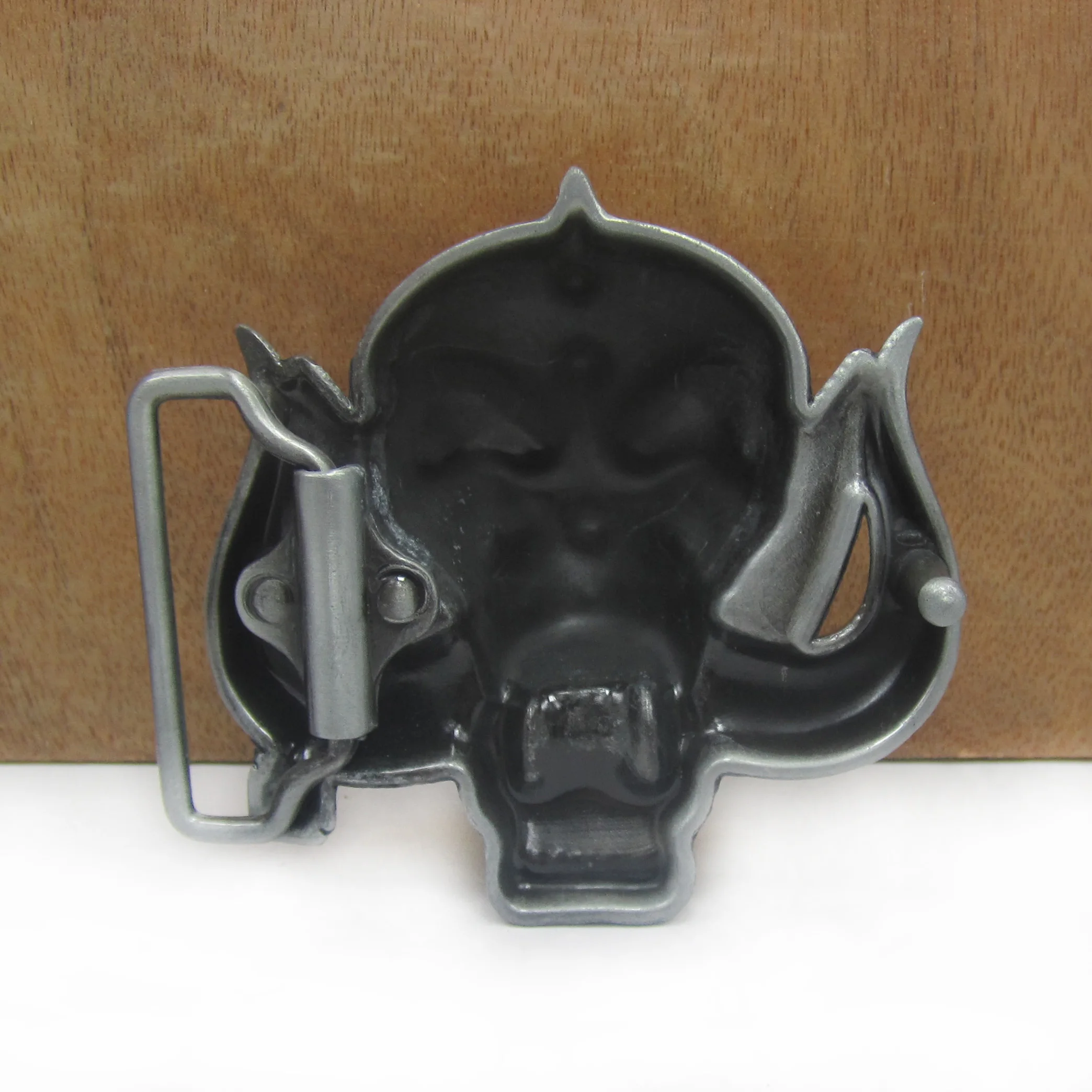 Buckle Club zinc alloy retro skull head belt buckle FP-02755 pewter finish jeans gift cowboy belt buckle