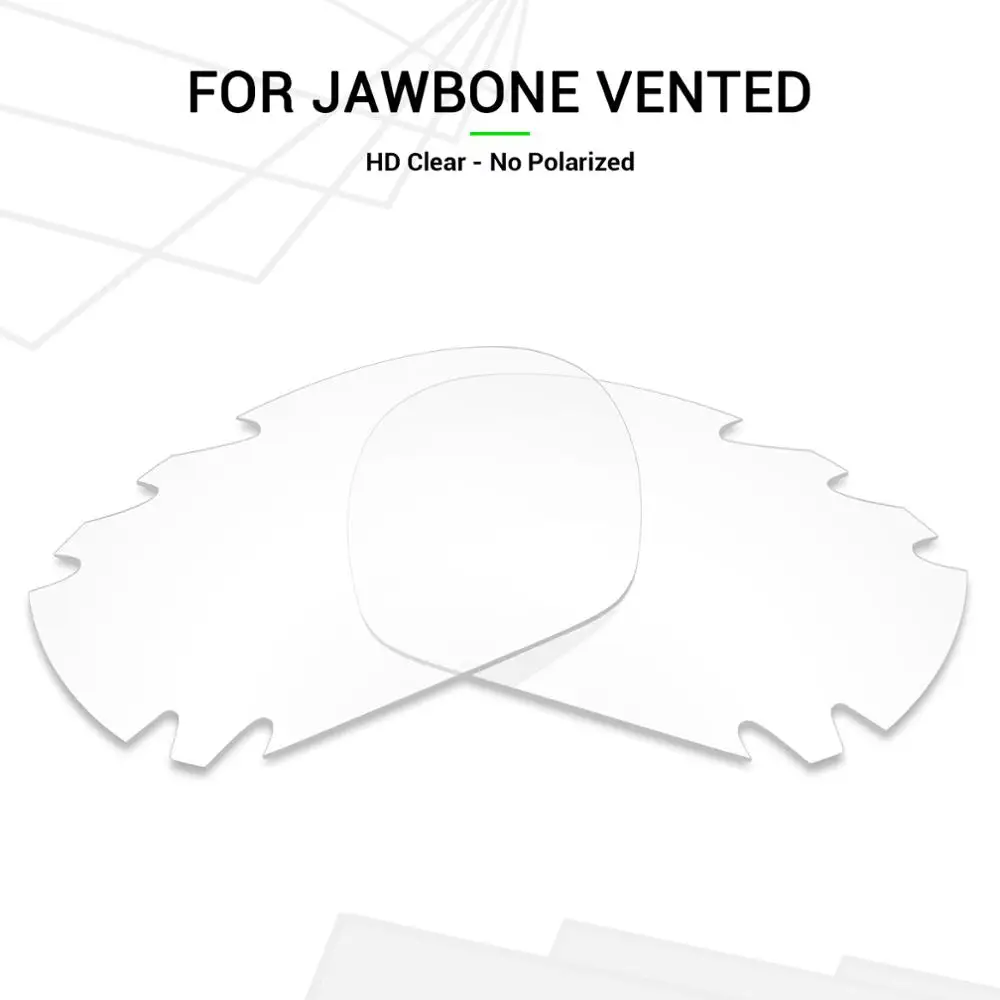 

SNARK Replacement Lenses for Oakley Jawbone Vented Sunglasses HD Clear