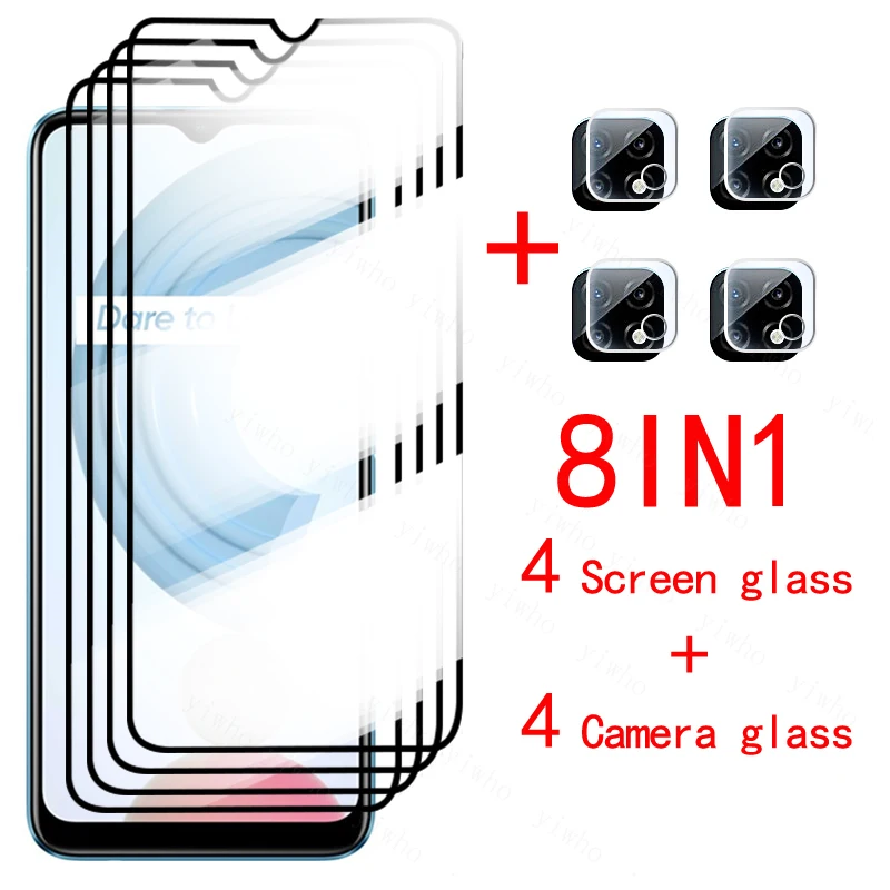 

Закаленные стекла realmi c21 для oppo realme c21 c 21 21c, 6,5 дюйма, защитные стекла для экрана с полным покрытием камеры realmec21 RMX3201