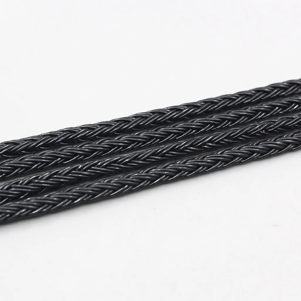 16-adriges schwarzes geflochtenes Kopfhörerkabel für Audio-Technica ATH-R70X ATH-R70XA Kopfhörer Headset LN008863 – Detail 11