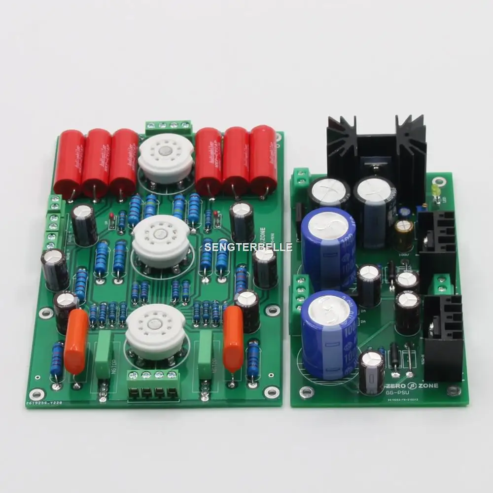 

Hifi 12AX7 Tube Preamplifier Board Base On JP200 circuit With DC280V Power Supply Board