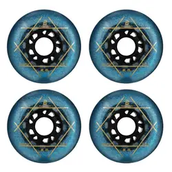 SzBlaZe 88A PU Wear-resistant Inline Skate Wheels (Pack of 4 Pcs) 72mm 76mm 80mm Wheels For Roller Skate Skateboard Wave Board