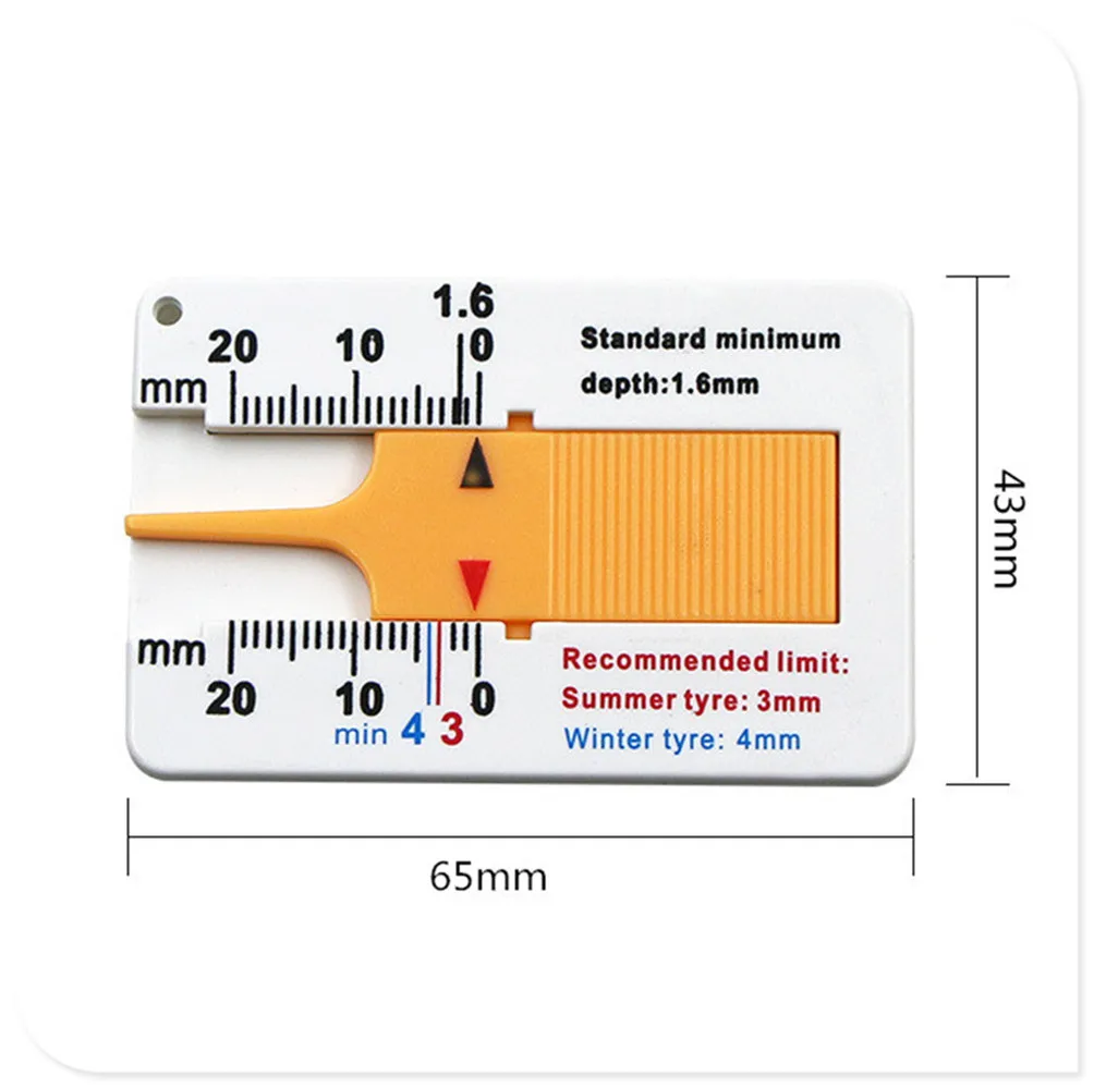 

0-20 mm car tire depth caliper ruler accessories for McLaren Senna 720S 600LT 570S 675LT 570GT