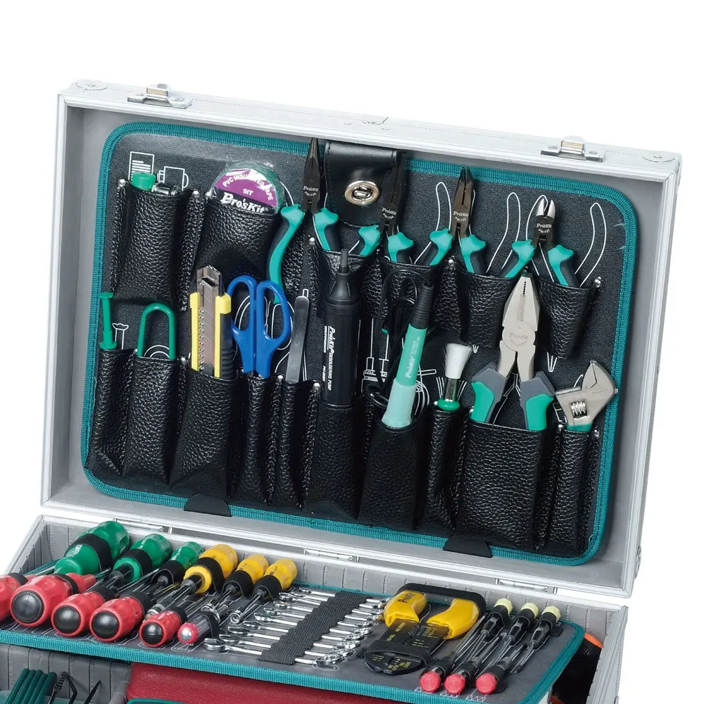 68 Stuk Elektricien Tool Set Circuit Elektrische Reparatie Tang Socket Schroevendraaier Isolatie Puller Elektricien Tool