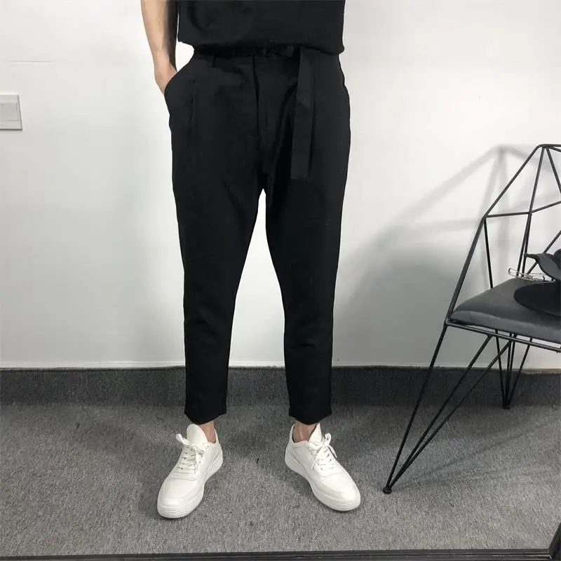 Men's Conical Pants Spring/Summer New Harajuku High Street British Style Fashion Casual Loose Oversized Pants