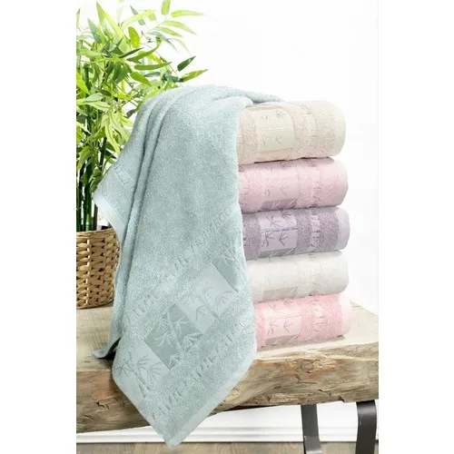 We Home 50x90 cm Bamboo Jacquard 6'lı Hand Face Towel Set