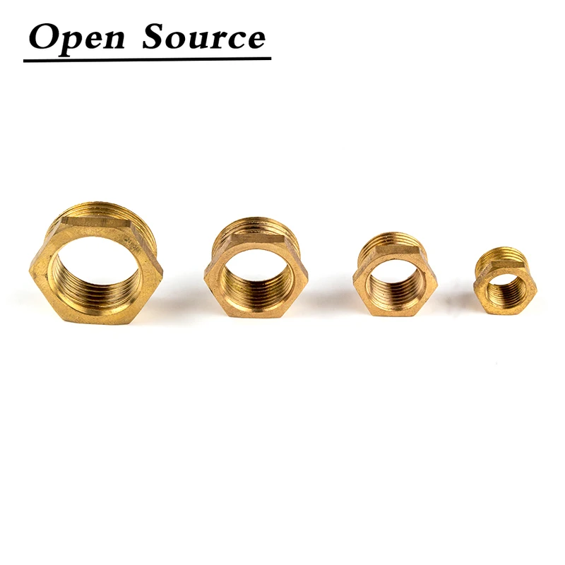 Brass Hose Fitting Hex Reducer Bushing M/F 1/8\