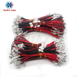 6.3mm or 2.8mm 2pin Cables 5V / 12V Illuminated Light Bulb Cable To USB Encoder for Arcade LED Button Joystick