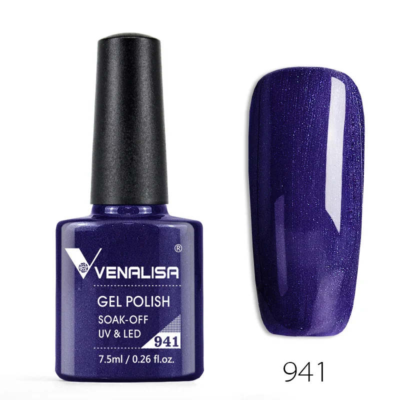 # 61508 Venalisa Gel Nail 7,5 ml Top Coat Top Base Coat Foundation voor UV Gel Polish Beste op Ali Nieuwe Stijl Nagellak Vernis
