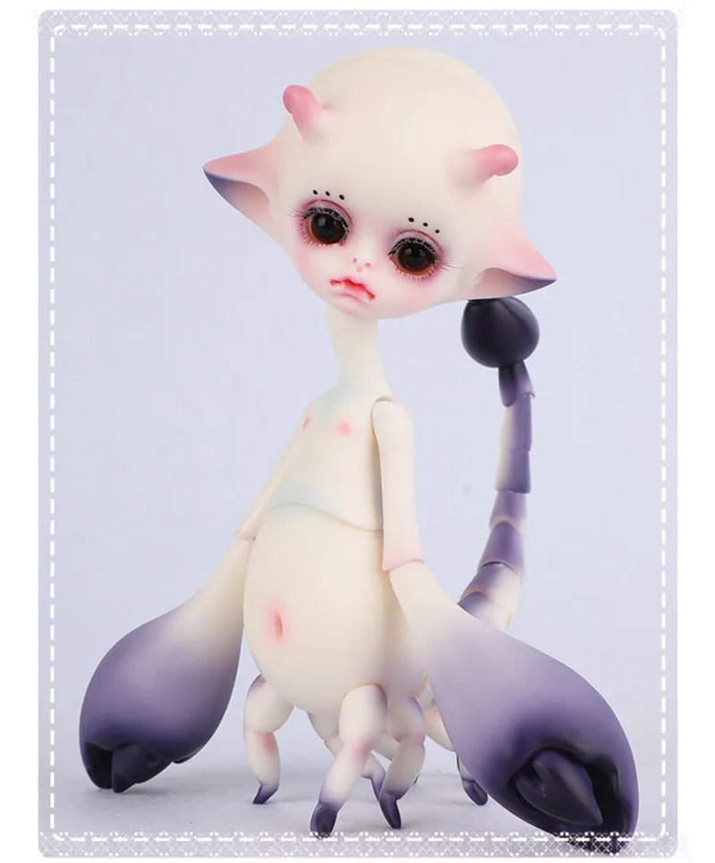 

BJD doll is suitable for 1/8 size small scorpion special joint doll small pet doll accessories (give 6 small gifts)