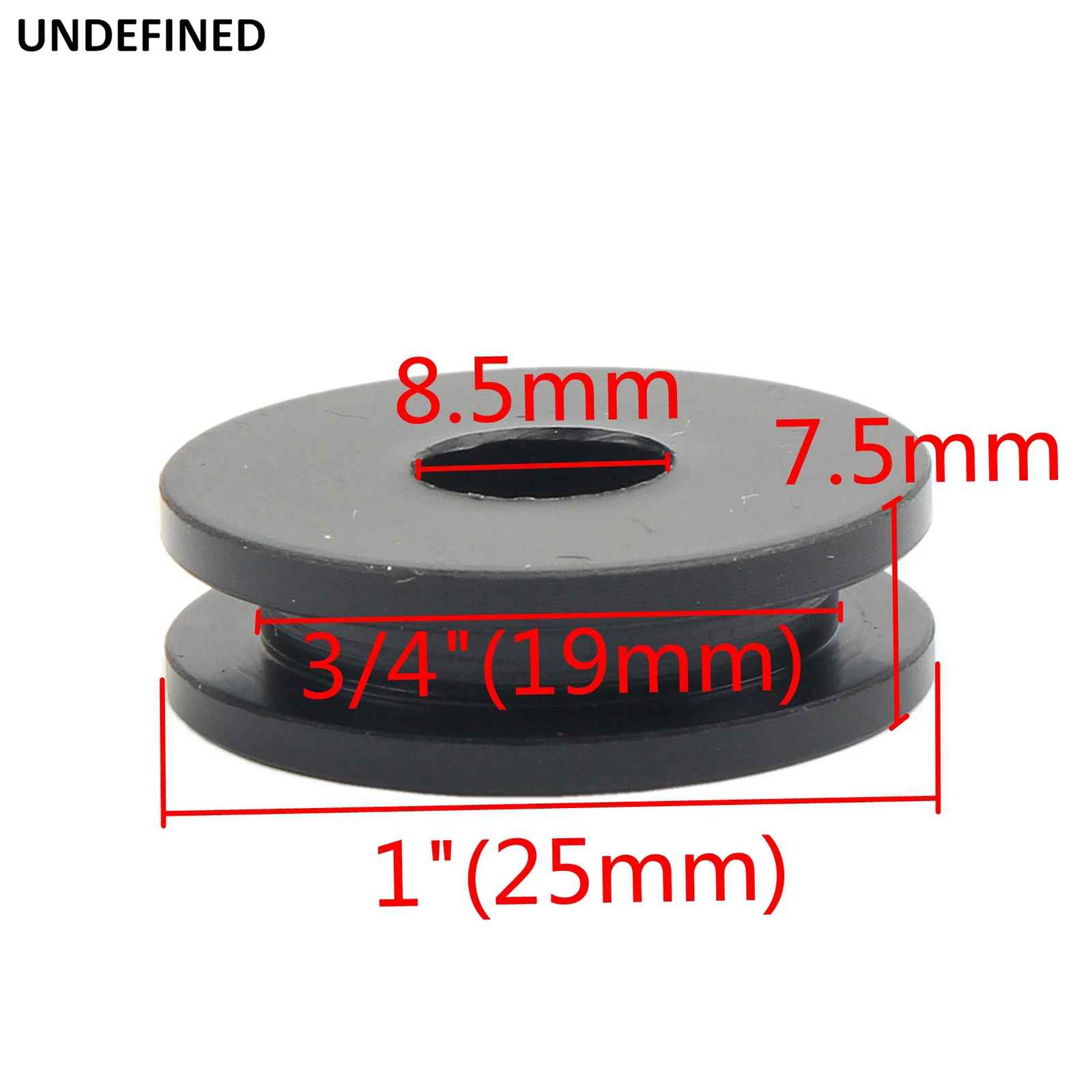 4pcs Motorcycle Windshield Mounting Bushing Grommets POM Plastic Black Accessories For Harley Heritage Softail FLSTC Road King