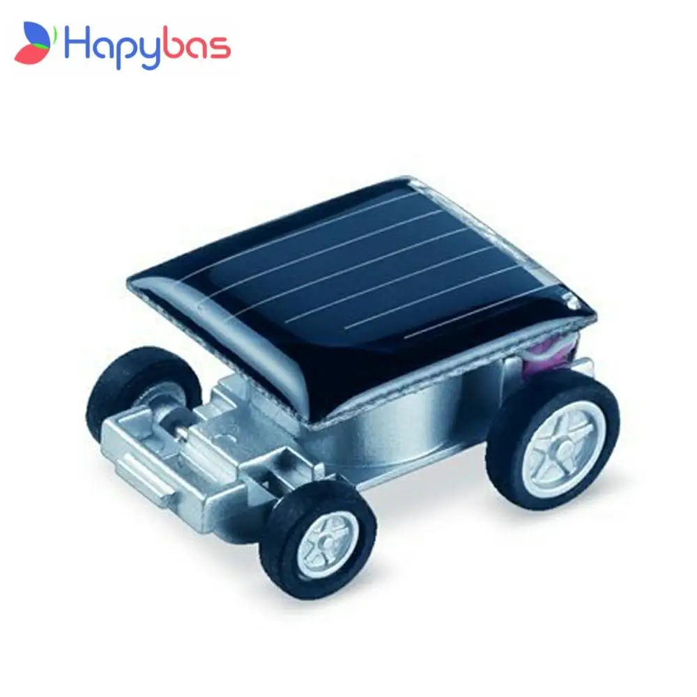 

Funny smallest design solar energy car mini toy car intelligent car Solar Power Mini Toyr Educational Gadget Children Gift