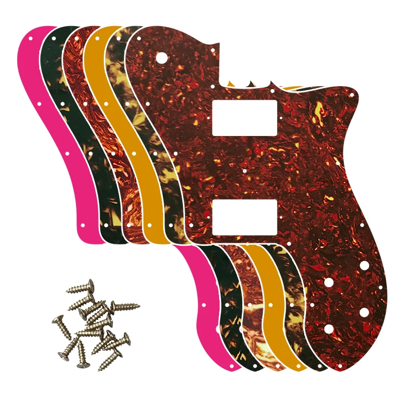 

Xin Yue Custom Guitar Parts - For US FD 72 Tele Deluxe Reissue Guitar Pickguard With PAF Humbucker Replacement Flame Pattern