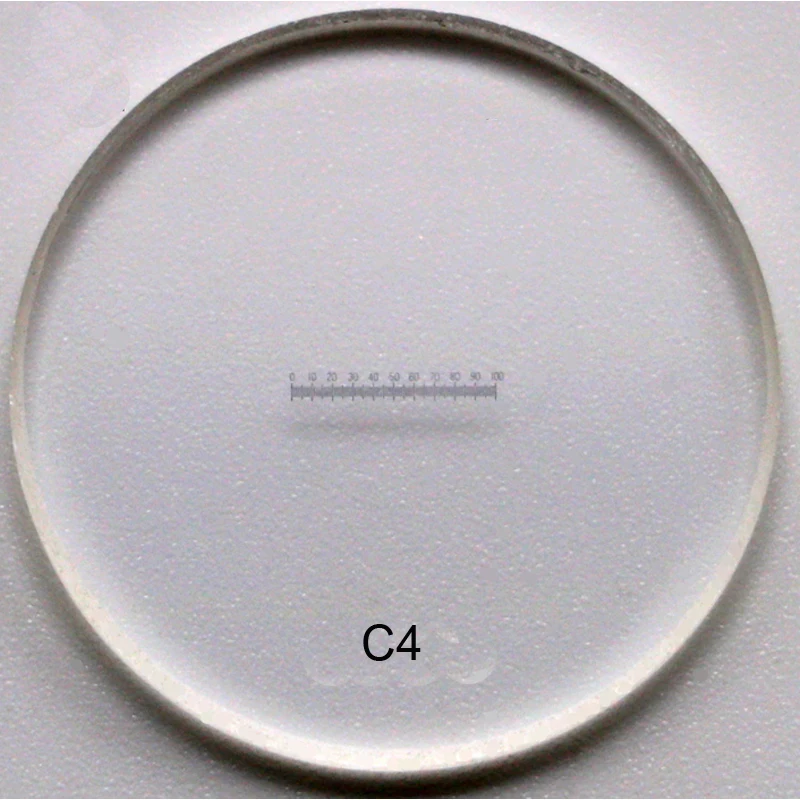 C1-C7 0.01MM Microscope slides Reticle Calibration Ruler Stage Micrometer Glass Measuring Microscope Micrometer  Drop shipping