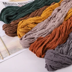 Style Linen Cotton Tassel Scarf Men Scarf For Bufandas Solider Color Spring Autumn Warm Soft Kroean Style Scarves