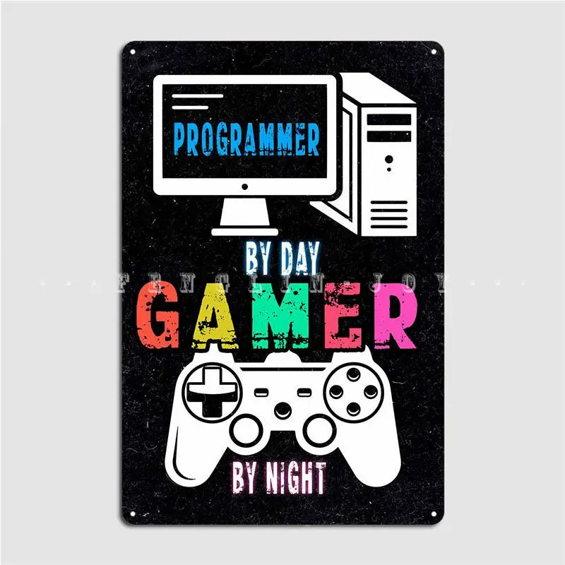 Programmer Poster Metal Plaque Classic Wall Pub Plates Party Tin Sign Posters