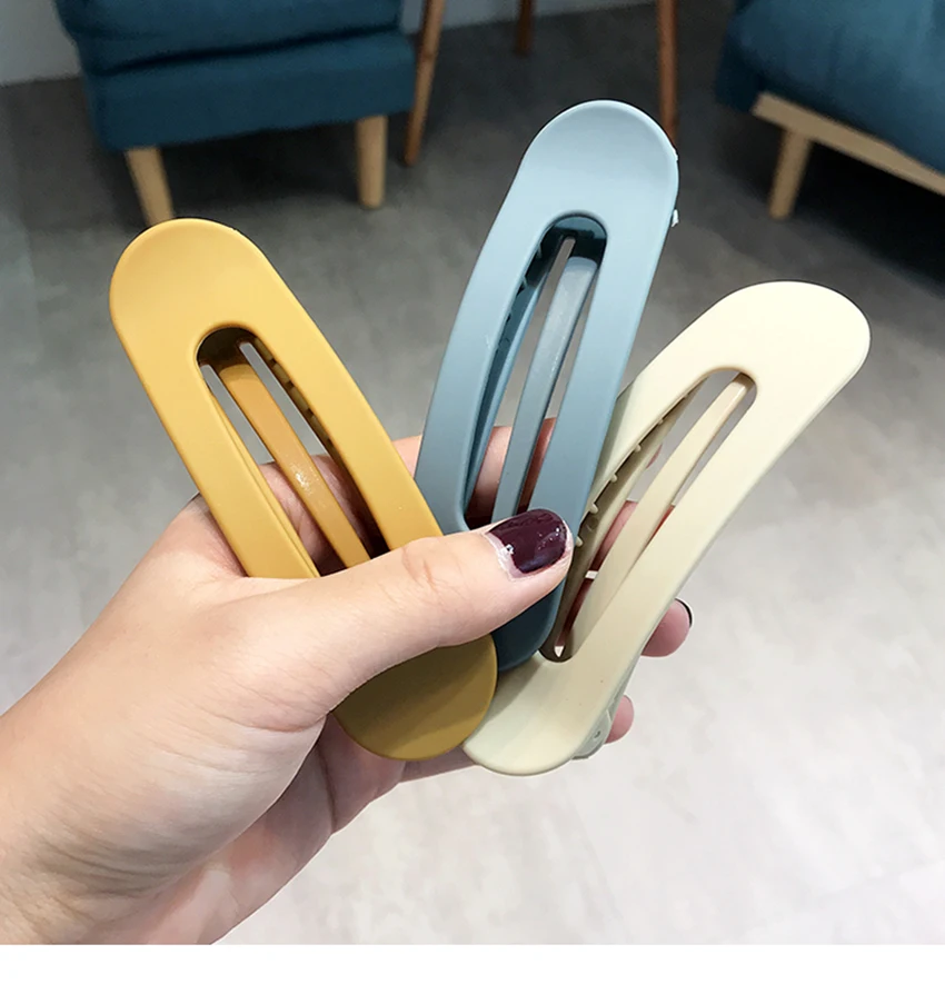 1 pz barrette di colore della caramella acrilica moda femminile Clip di capelli perno di capelli s grande perno di capelli per le donne ragazza accessori per lo Styling dei capelli