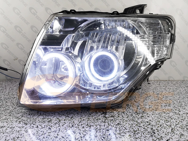 itsubishi PAJERO IV Shogun MONTERO Ultra Bright COB Led Angel Eyes Kit Halo Rings Car Accessories کے لیے