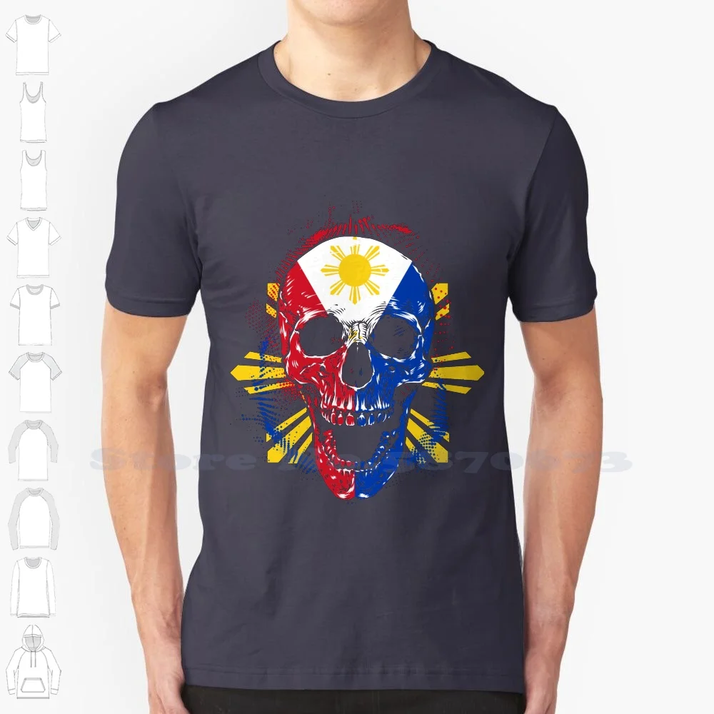 Philippines Cool Design Trendy T-Shirt Tee Philippines South East Asia Country Flag Nation