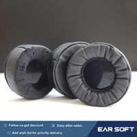 Earsoft Replacement Ear Pads Cushions for Superlux HD668B HD681 HD681B HD662 Headphones Earphones Earmuff Accessories