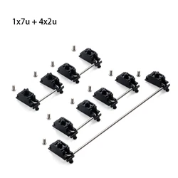 PCB mounted Screw-in Original Cherry PCB Stabilizers Satellite Axis 7u 6.25u 6u 2u For Mechanical Keyboard Modifier Keys