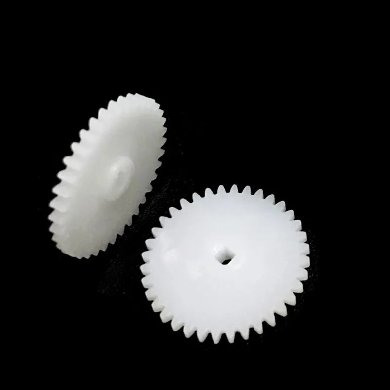 F362A 0.5M 36 Teeth Pinion Square Shaft Hole Gear OD= 19mm 2x2mm Hole Tight Motor Toy Model Parts