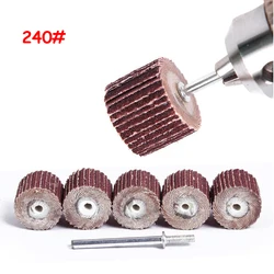 10Pcs Dremel Accessories 240-Grit Sanding Flap Disc Grinding Sanding Flap Wheels Brush Sand Rotary Tool 10 x 10x 3mm