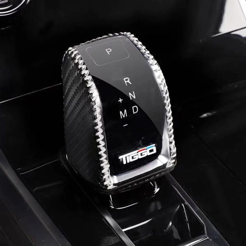 Para chery tiggo 7 pro 2022 2023 2021 alavanca da engrenagem capa shifter botão caso apto caixa de velocidades vara shift coleiras lidar com