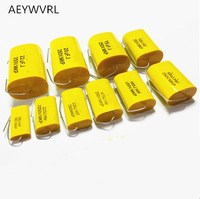 MKP Genuine Axial Audio Electrodeless Capacitor 250V 1UF 1.5UF 1.8UF 2.2 2.7 3.3 4 4.7 5.6 6.8UF 8.2 10 12 15 18 20 22 33 47UF