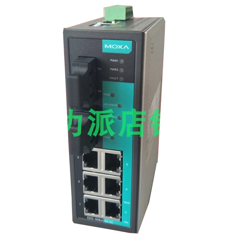 New Original Spot Photo For MOXA EDS-408A-SS-SC-T Industrial Ethernet Switch 8-Port Single-Mode