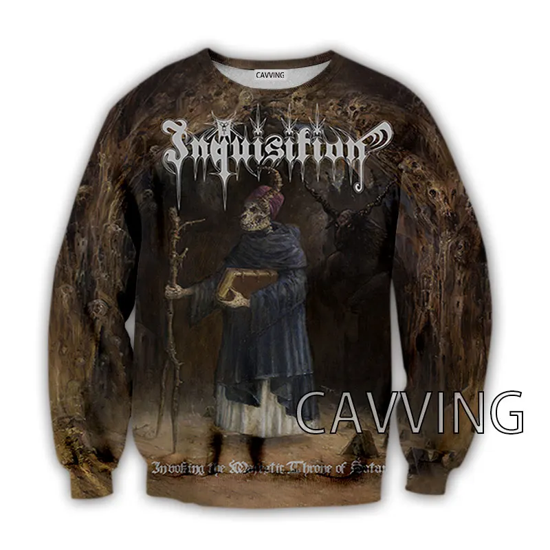 CAVVING 3D Printed  Inquisition Band  Crewneck Sweatshirts Harajuku Styles Tops Long Sleeve Sweatshirts for Men/women