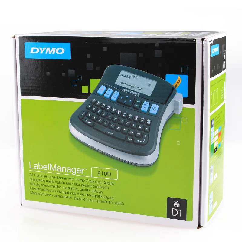 Dymo Label Manager LM-210D Label Printers for Dymo D1 6/9/12mm Label Tapes Handheld Label Maker LM-210D Dymo Label Printer