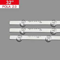 Nuovo 590 millimetri striscia di retroilluminazione a LED per LIGTV UOT POLA 2.0 POLA2.0 32 HC320DXN-VSFP4-21XX 32LN5100 32LN545B 32LN5180 32LN550B 32LN536U