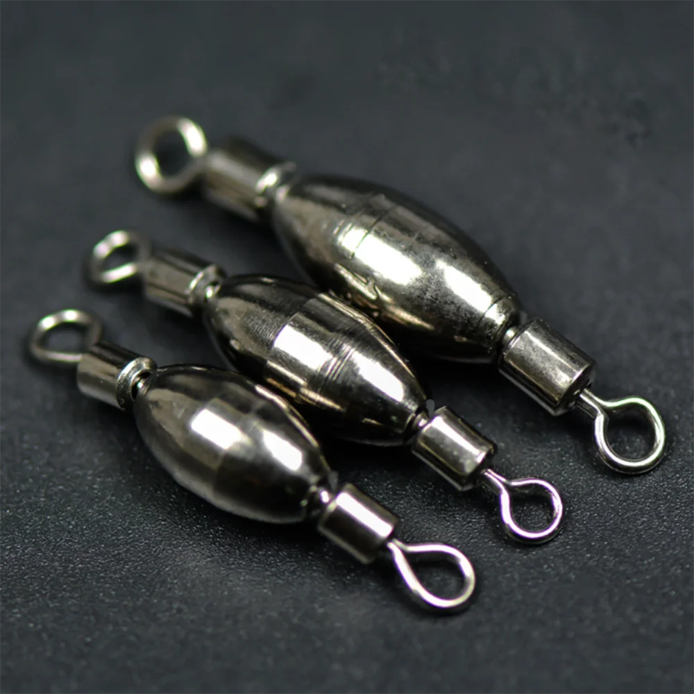 Wholesale Floats for Fishing Fish Connector Swingers Copper Pendant Set Sea Floating for Pin Bearing Rolling Swivel Snap Pins