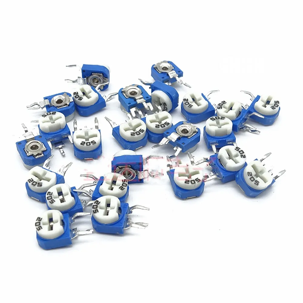 500PCS Trimmer Potentiometer RM063 Einstellbarer Widerstand 100R ~ 1M Potentiometer 1K 5K 10K 20K 50K 100K 500K 1M Variabler Widerstand – Detail 4