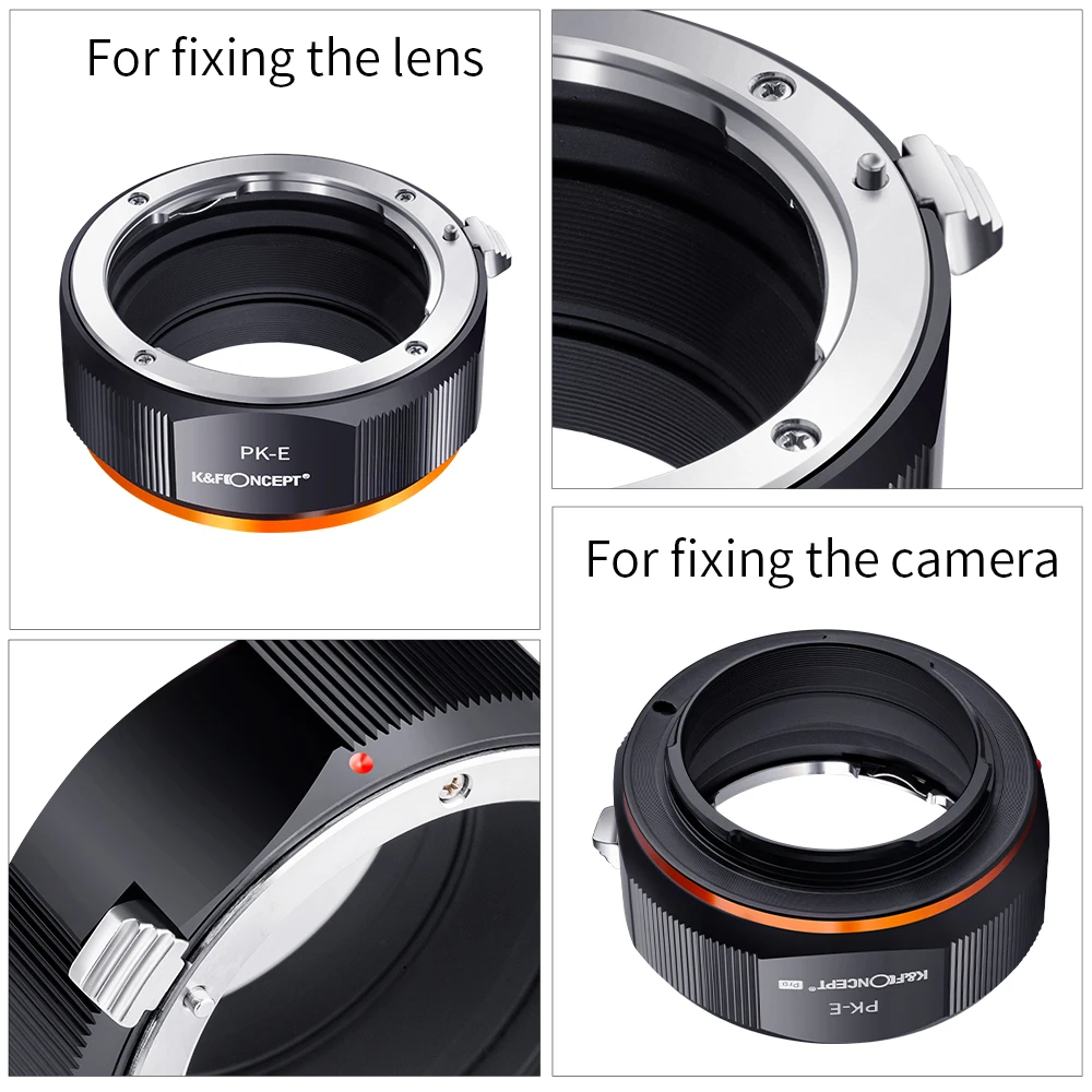 K&F CONCEPT PK-NEX Pentax K PK Lens to NEX E Mount Adapter for Pentax lens to Sony E mount Camera