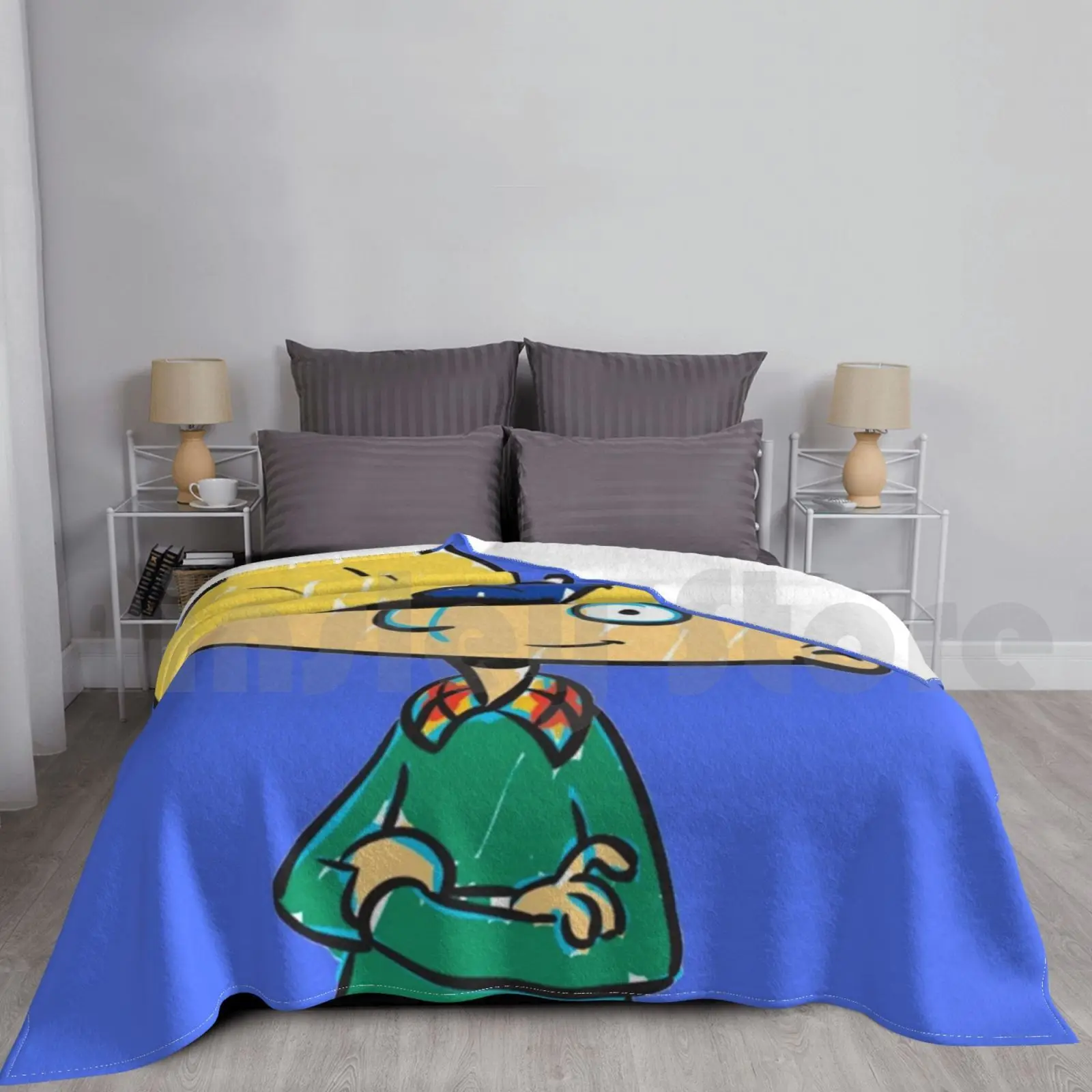 

Arnold-Hey Blanket Fashion Custom Arnold Vintage Cartoons Arnold Gerald Helga Sunset Arms Phil Gertrude