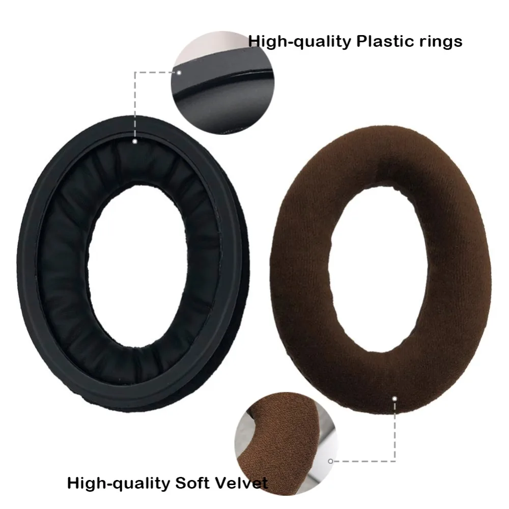 KQTFT Replacement EarPads Headband for Sennheiser PXC450 PXC350 PC350 HD380 PRO HME95 G4ME Zero Game one Bumper Earmuff Cover