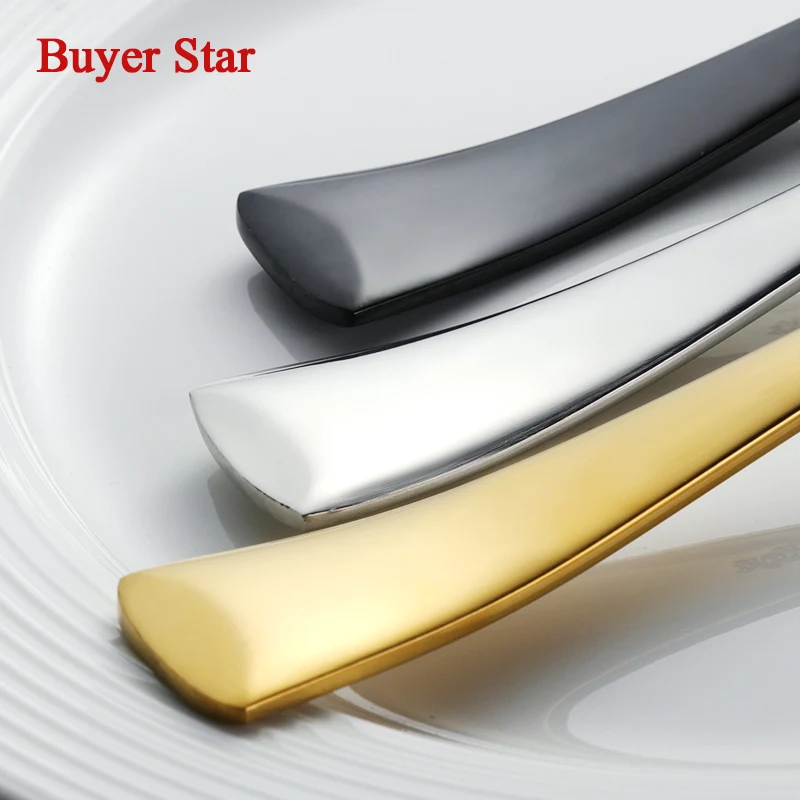 New Stainless Steel Flatware Set Silver Plated Cutlery Quantity 16Pcs Dinner Set Tableware Silverware Dinner Fork Spoon Knife