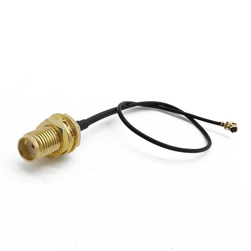 ALLISHOP 868MHz Antenna ,5dbi Gain SMA Plug male For Radio Frequency Antenna Signal Repeater/Booster+15cm IPX to SMA 1.13 Cable